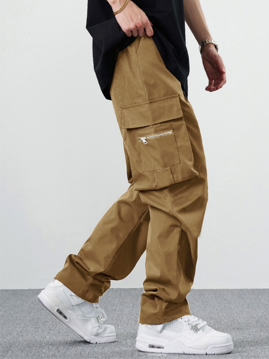 Manfinity EMRG Loose Men's Drawstring Waist Cargo Pants