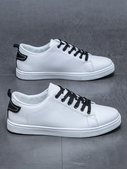 Men Lace-Up Front Skate Shoes  Men Business Shoes