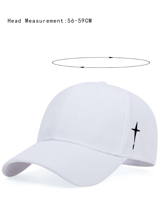 Men Geometric Embroidered Baseball Cap For Daily Life and Outdoor