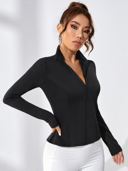 Yoga Basic Zip Up Sports Jacket