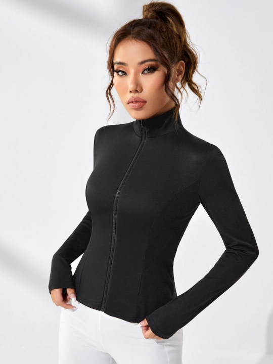 Yoga Basic Zip Up Sports Jacket