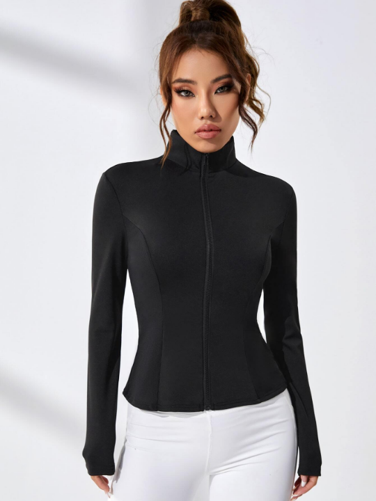 Yoga Basic Zip Up Sports Jacket