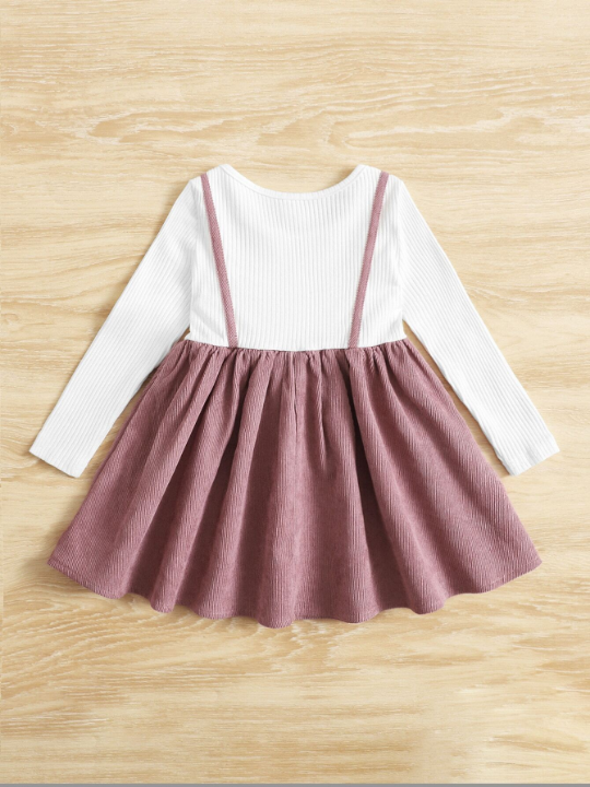 Baby Girl 2 In 1 Front Bow Dress Is Comfortable, Cute And Sweet, Suitable For Summer