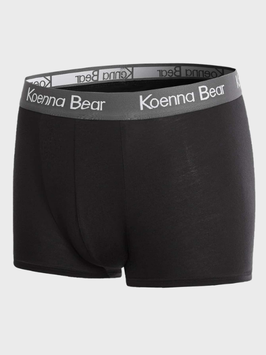 Men 5pack Contrast Letter Tape Boxer Brief