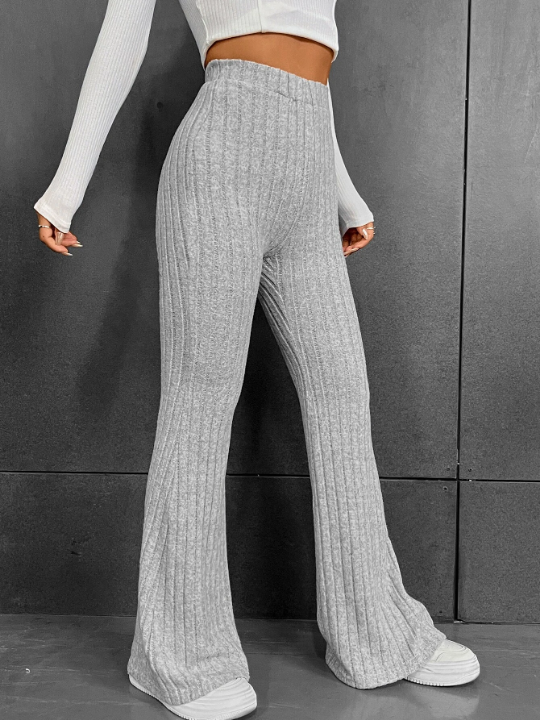 EZwear High Waist Flare Leg Pants