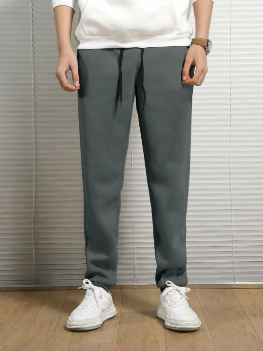 Manfinity Basics Men Drawstring Waist Sweatpants