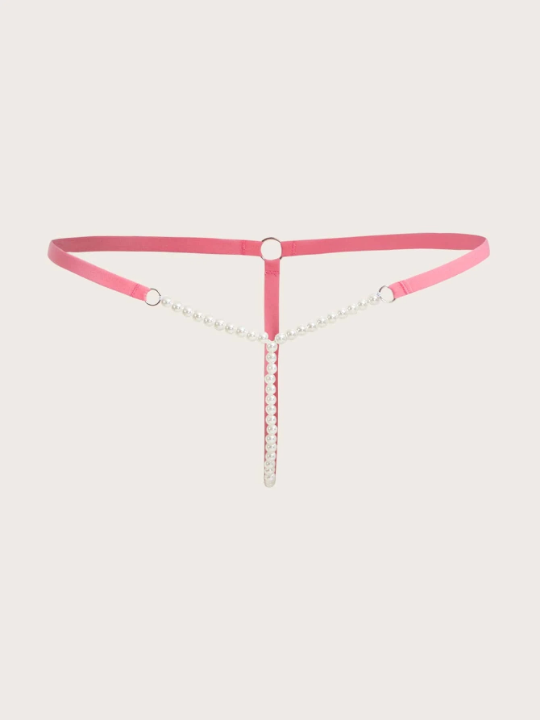 Pearls Beaded Thong