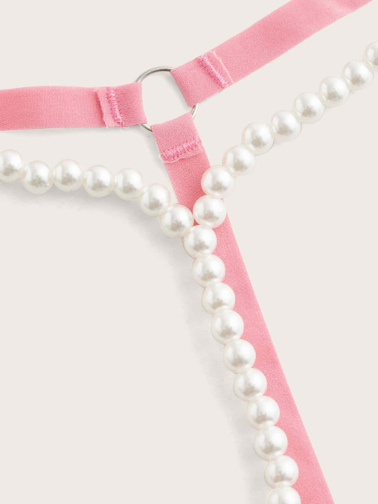 Pearls Beaded Thong