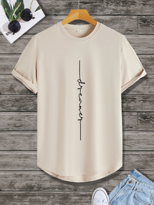 Manfinity Homme Men Letter Graphic Tee