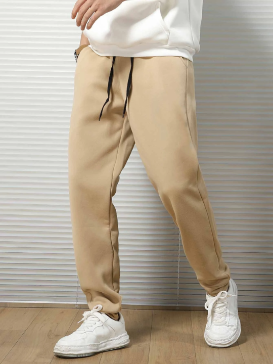 Manfinity Basics Men Drawstring Waist Sweatpants