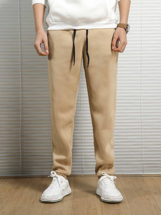 Manfinity Basics Men Drawstring Waist Sweatpants