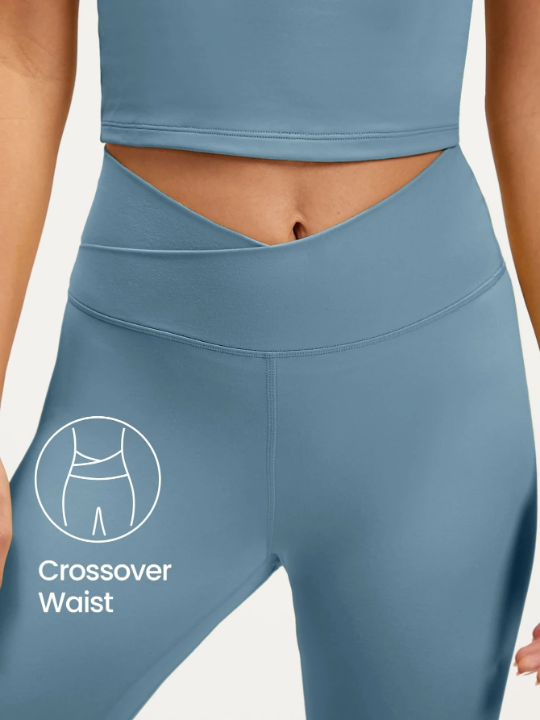 GLOWMODE 24" FeatherFit Crossover Leggings