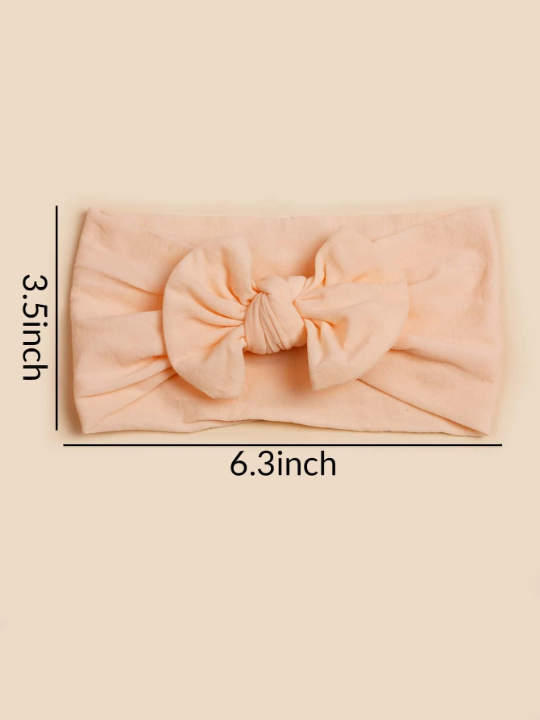 5pcs Baby Bow Decor Hair Band