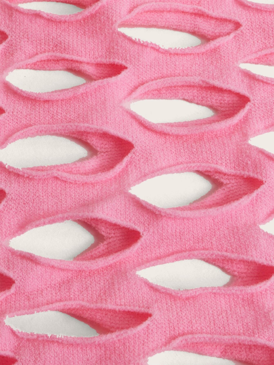 ROMWE Kawaii Cut Out Bandeau Babydoll