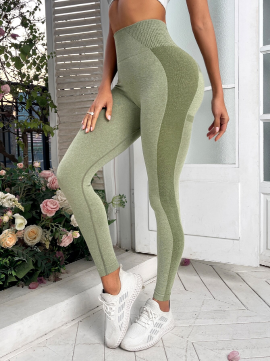 Seamless Wideband Waist Sports Leggings