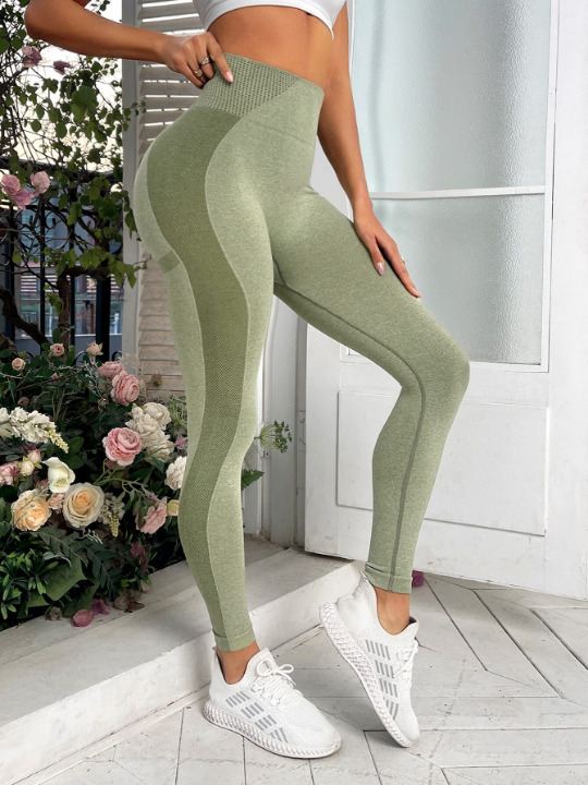 Seamless Wideband Waist Sports Leggings