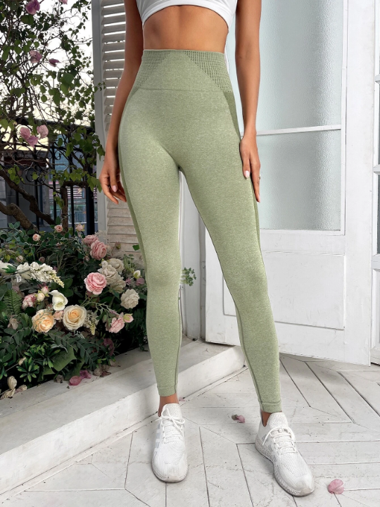 Seamless Wideband Waist Sports Leggings