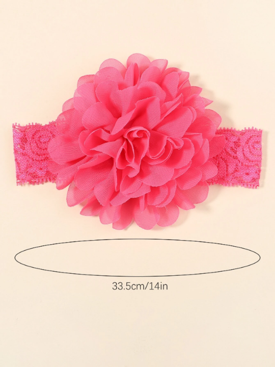 3pcs Baby Floral Decor Hair Band