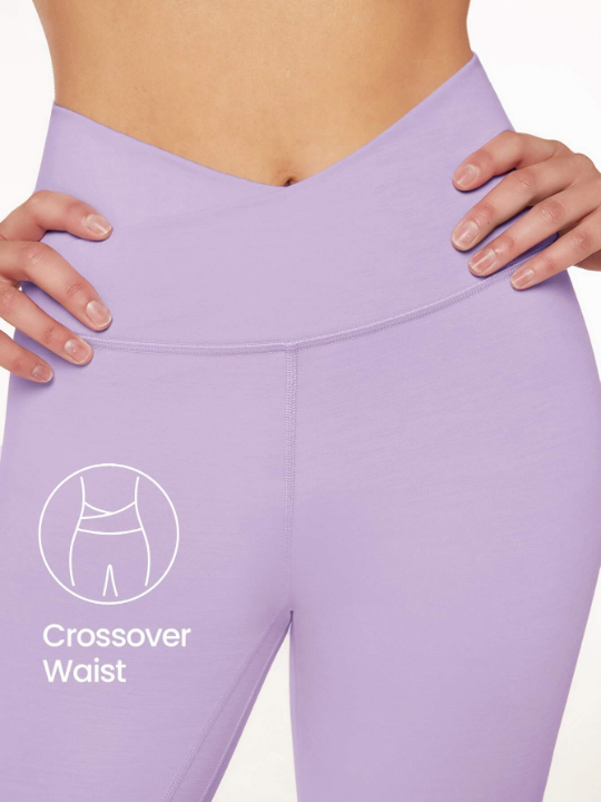 GLOWMODE 24" FeatherFit Crossover Leggings