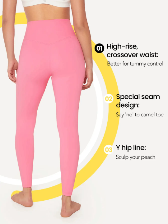 GLOWMODE 24" FeatherFit Crossover Leggings