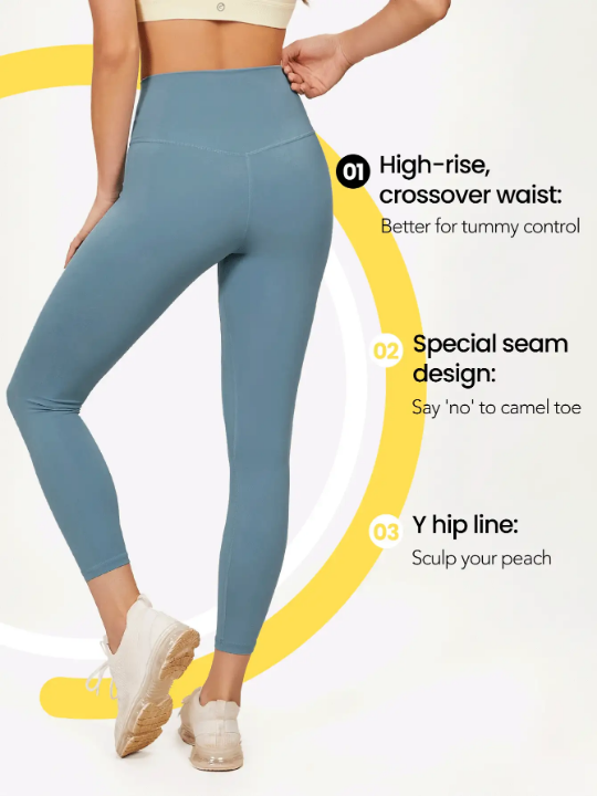 GLOWMODE 24" FeatherFit Crossover Leggings