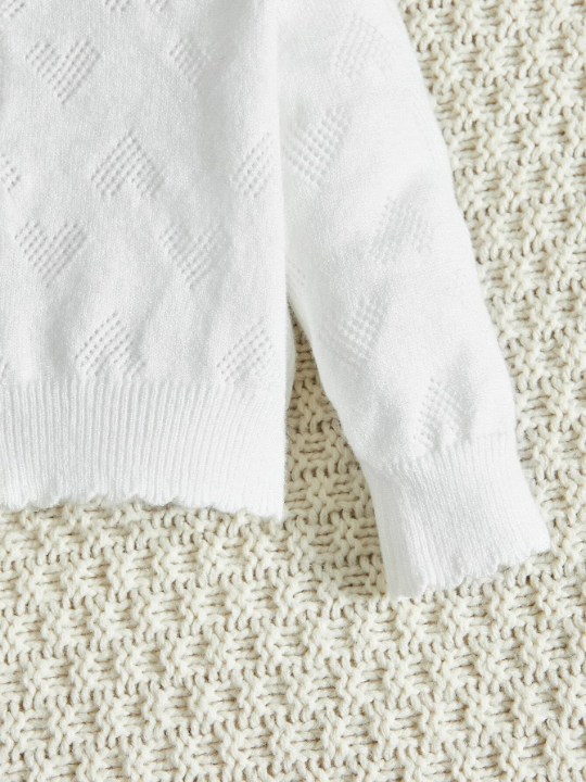 Newborn Baby Girl Newborn Button Front Cardigan