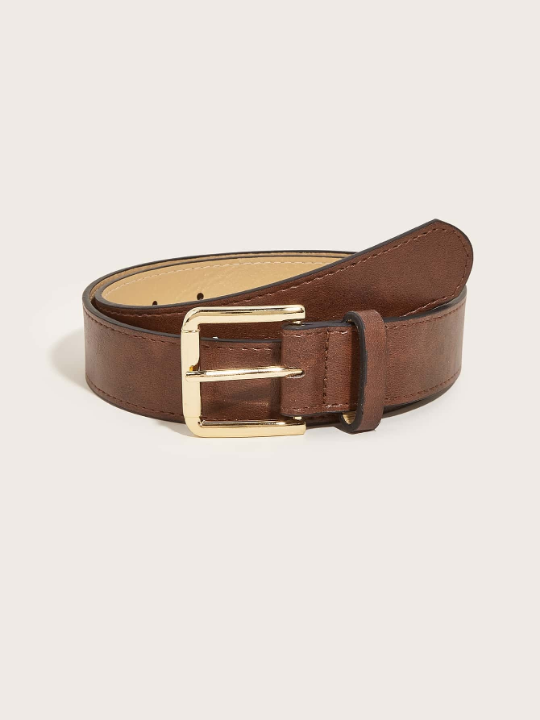 Western Cowgirl Stylish Square Buckle Belt for Jeans Pants