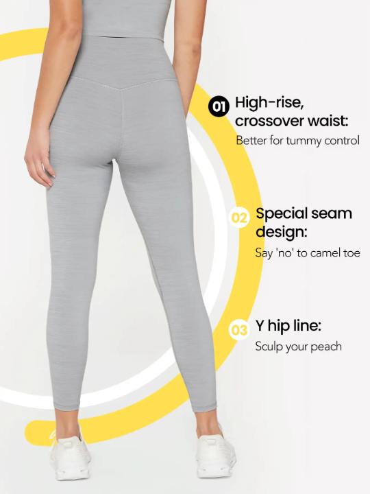 GLOWMODE 24" FeatherFit Crossover Leggings