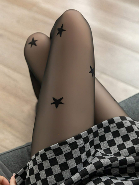 Star Pattern Tights