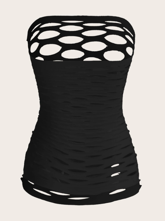 ROMWE Kawaii Cut Out Bandeau Slips