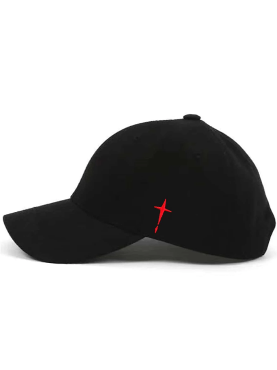 Men Four-pointed Star Embroidered Baseball Cap