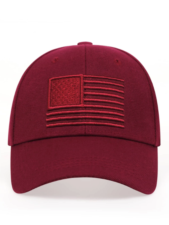 Men Flag Embroidered Baseball Cap