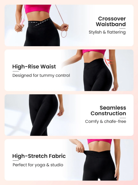 Sport Seamluxe Tummy Control Flare Leg Sports Pants workout