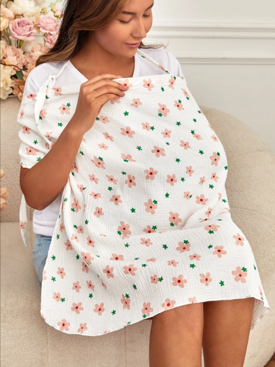 1pc Flower Pattern Nursing Cover