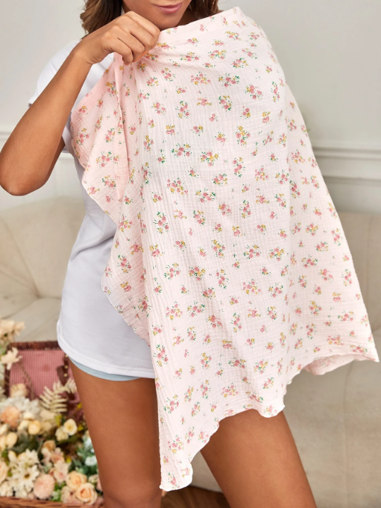 1pc Flower Pattern Nursing Cover