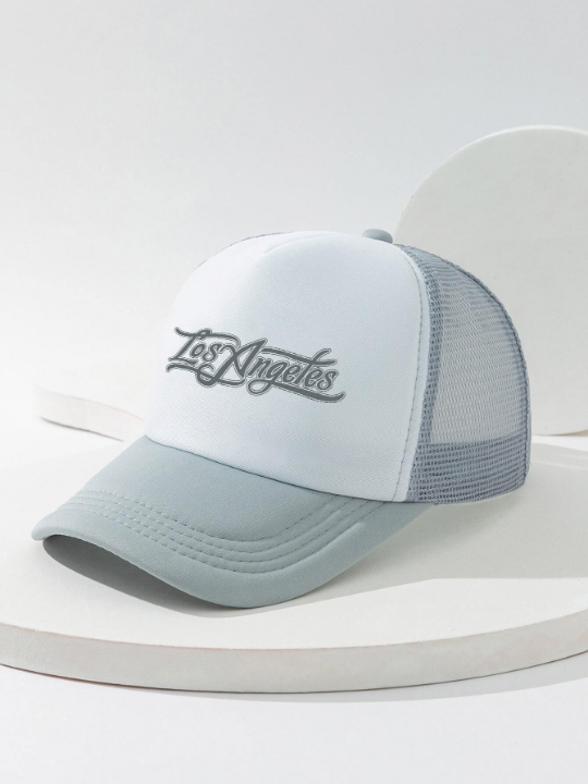 Men Letter Graphic Trucker Hat