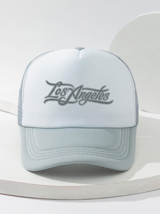 Men Letter Graphic Trucker Hat