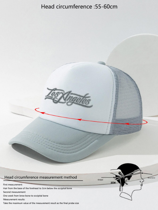 Men Letter Graphic Trucker Hat