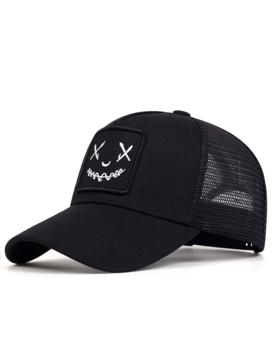 Men Expression Embroidered Baseball Cap For Daily Life and Outdoor