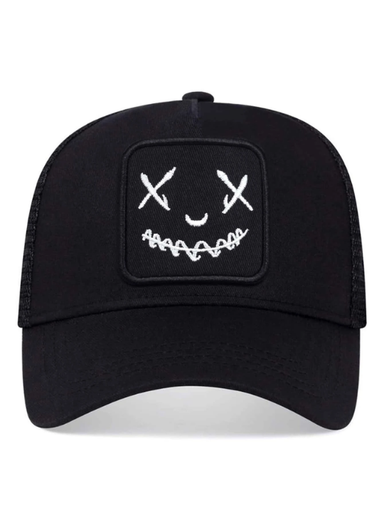 Men Expression Embroidered Baseball Cap For Daily Life and Outdoor