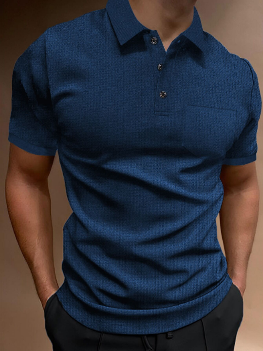 Manfinity Homme Men Solid Polo Shirt