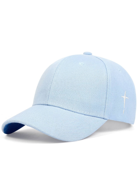 1pc Unisex Embroidery Detail Casual Baseball Cap