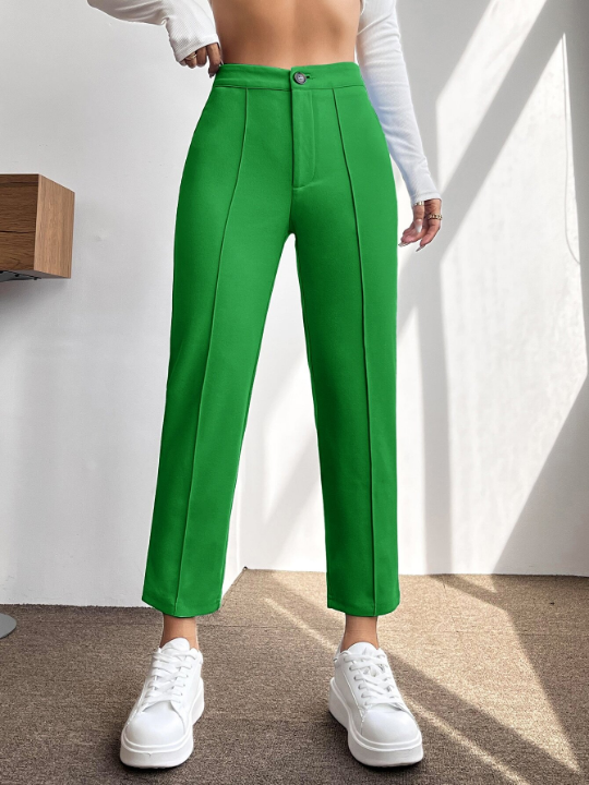 PETITE Seam Detail Cropped Pants