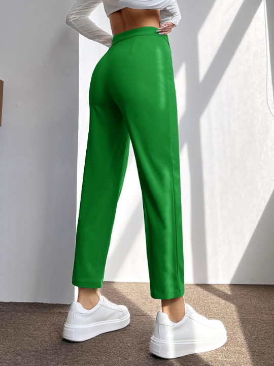 PETITE Seam Detail Cropped Pants