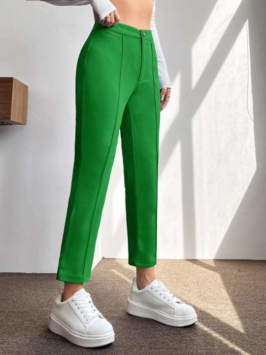 PETITE Seam Detail Cropped Pants