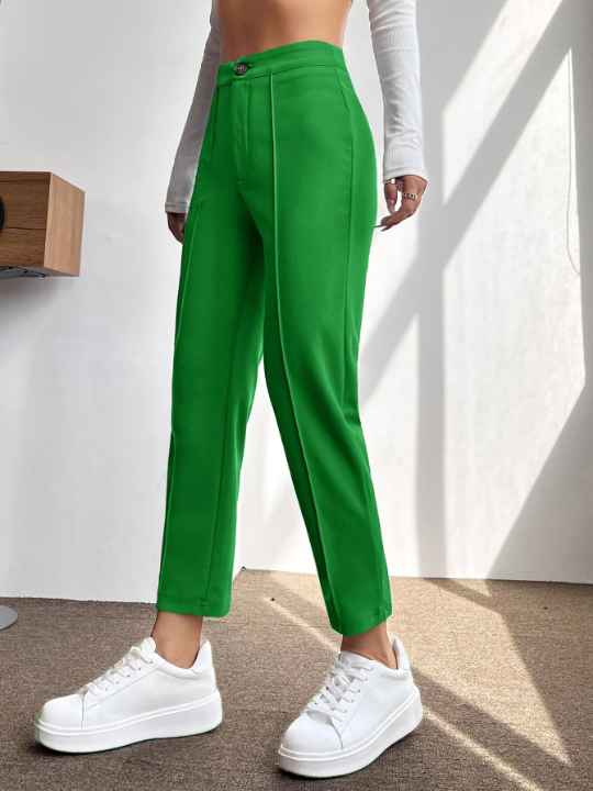 PETITE Seam Detail Cropped Pants