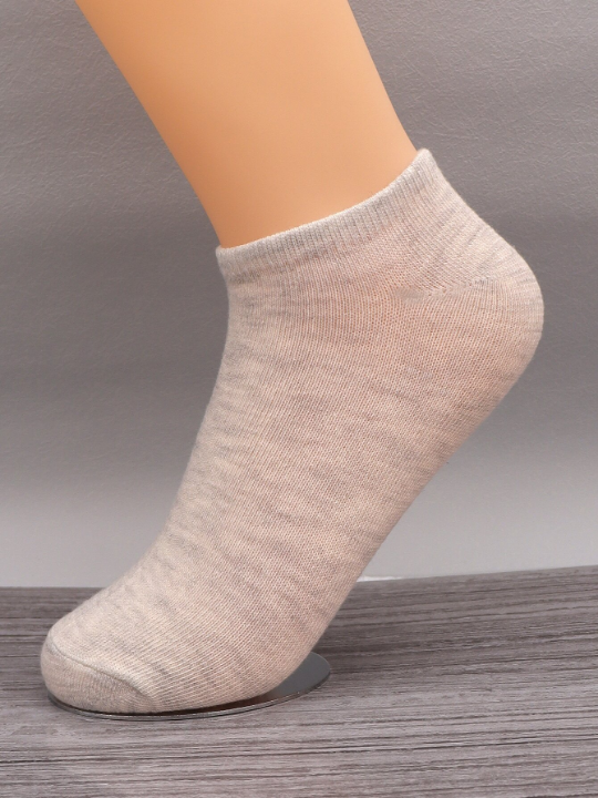 10pairs Solid Ankle Socks