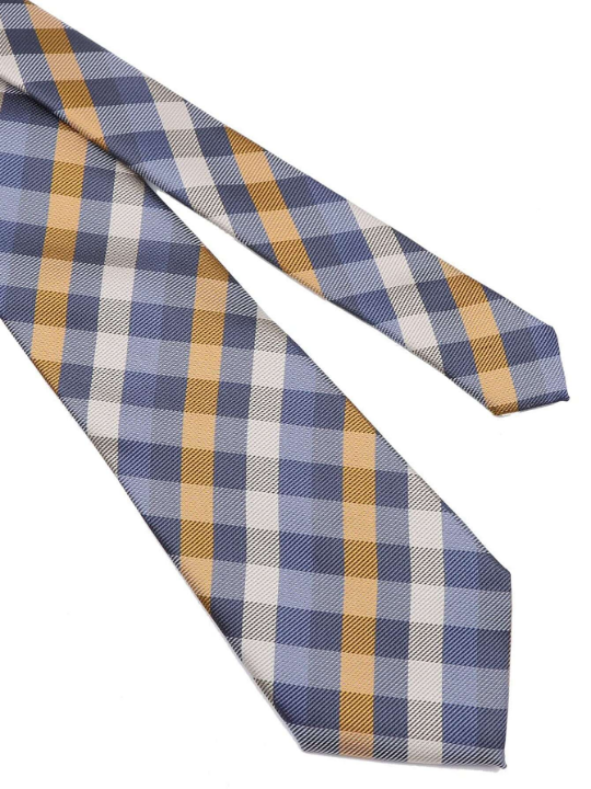 1pc Men Plaid Pattern Casual Tie For Clothes Decoration