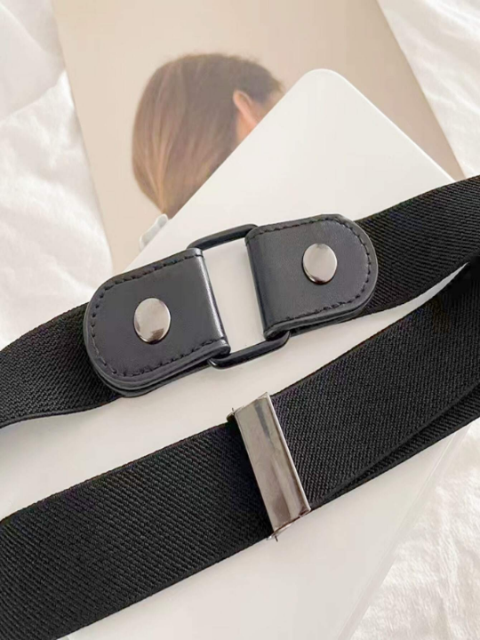 1pc invisible belt lady's casual stretch stretch stretch jeans belt