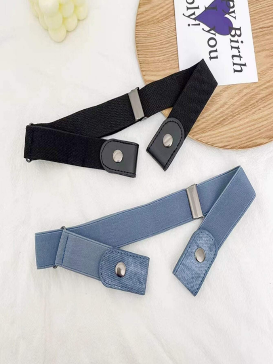 1pc invisible belt lady's casual stretch stretch stretch jeans belt